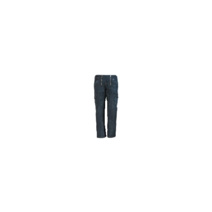 FHB Pantalon de travail FRIEDHELM 29 noir bleu jean stretch