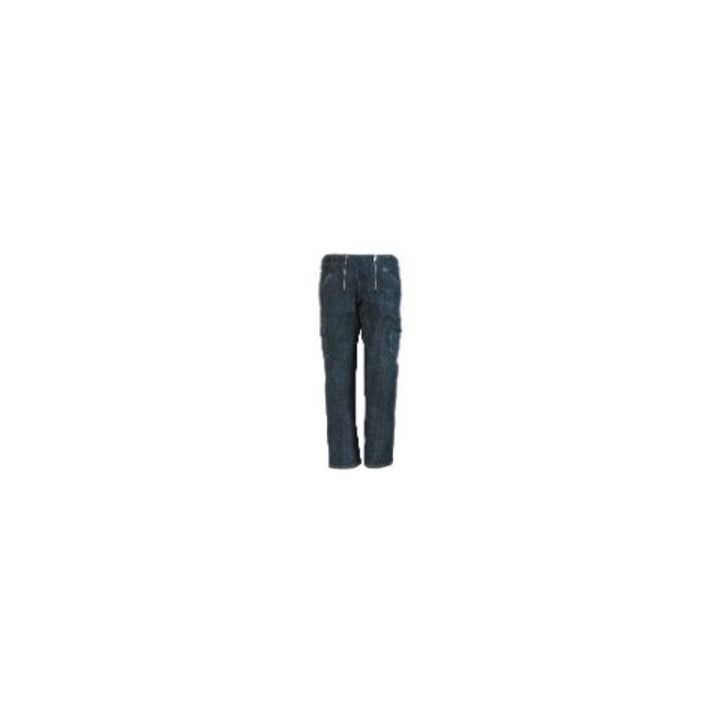 FHB Pantalon de travail FRIEDHELM 30 noir bleu Stretch-Jeans