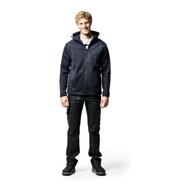 FHB Pantalon de travail FRIEDHELM noir bleu 62 Jean stretch