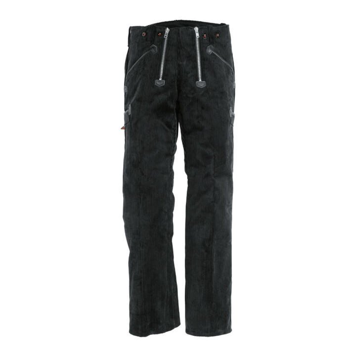 FHB Pantalon de travail KARL-HEINZ 23 Trenkercord noir