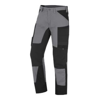 FHB Pantalon de travail MIO gris-noir 56 élastique