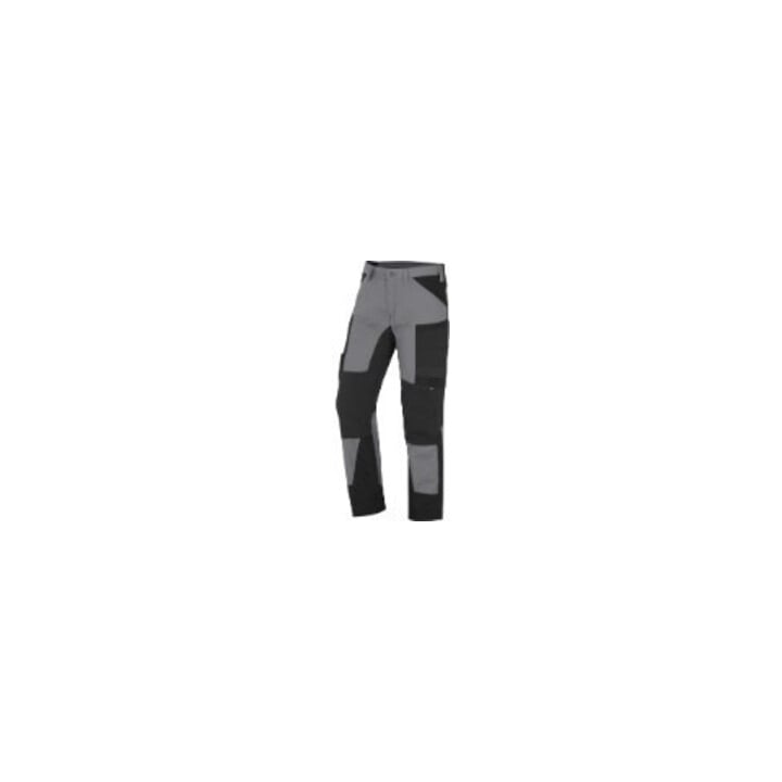 FHB Pantalon de travail MIO gris-noir 58 élastique