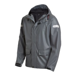 FHB Regenjacke RAINER anthrazit 3XL PU-Strech EN 343