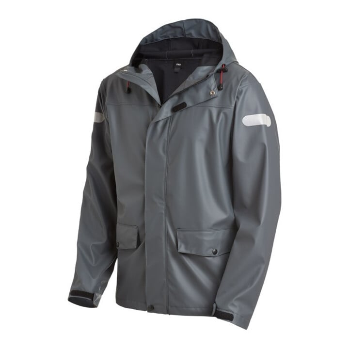 FHB Regenjacke RAINER anthrazit XS PU-Strech EN 343