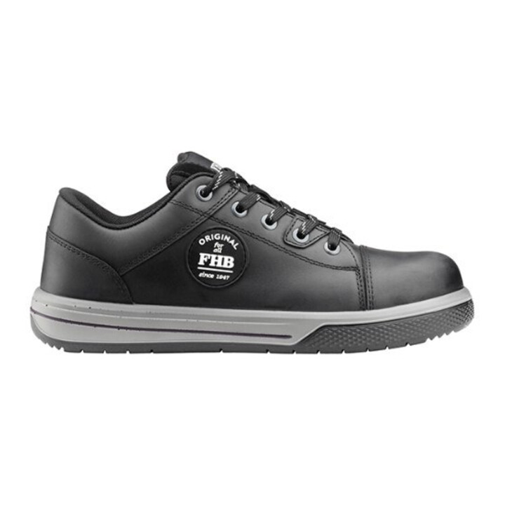 FHB Sneaker JULIAN flach schwarz 39 EN ISO 20345-S3