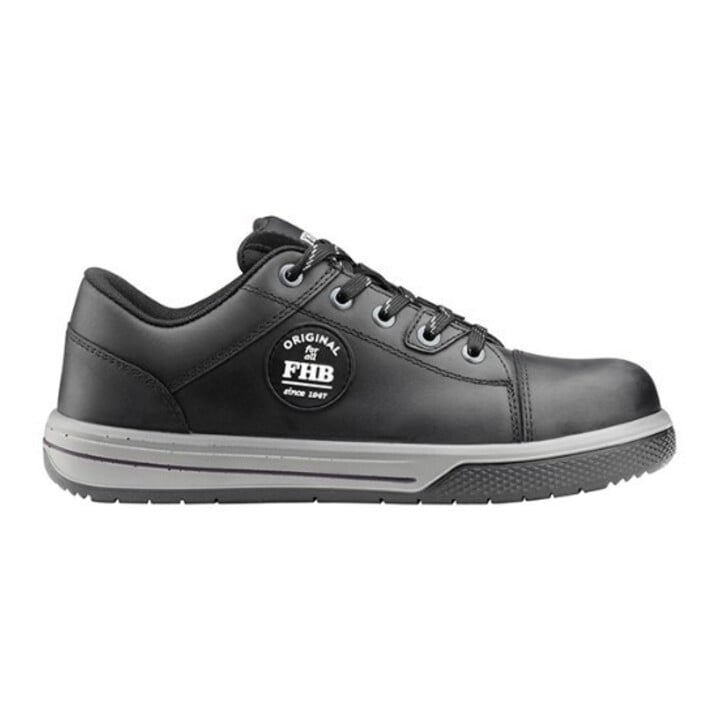 FHB Sneaker JULIAN flach schwarz 44 EN ISO 20345-S3