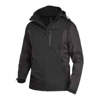 FHB Softshell-Jacke JANNIK anthrazit-schwarz 4XL