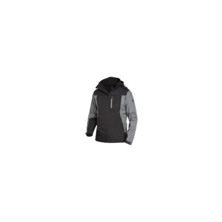 FHB Softshell-Jacke JANNIK grau-schwarz S
