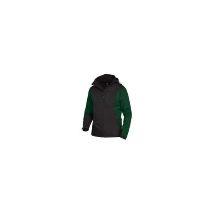 FHB Softshell-Jacke JANNIK grün-schwarz 2XL