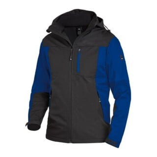 FHB Softshell-Jacke JANNIK royalblau-schwarz 3XL