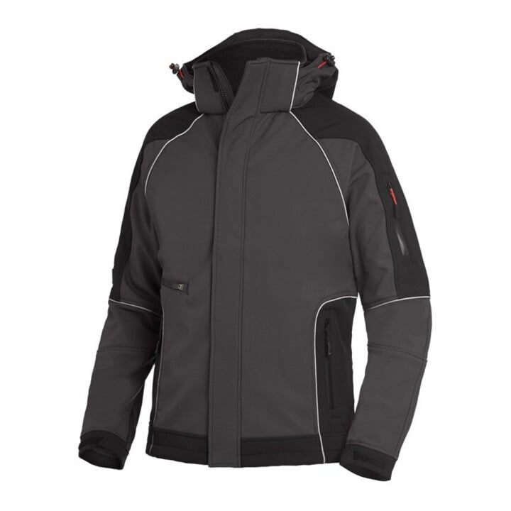 FHB Softshell-Jacke Walter Gr.M anthrazit-schwarz 96%PES/4%Elasthan 380 g/qm