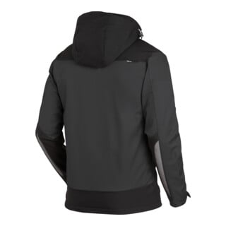 FHB Softshelljacke JANNIK Gr.L anthrazit/schwarz 100% PES