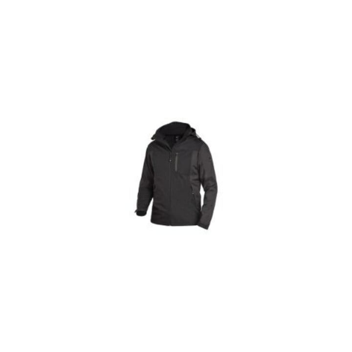 FHB Softshelljacke JANNIK Gr.XL anthrazit/schwarz 100% PES