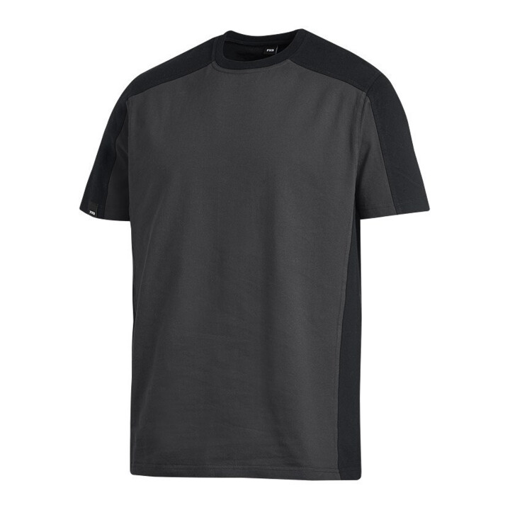 FHB T-Shirt MARC anthracite-noir 2XL bicolore