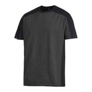 FHB T-Shirt MARC anthrazit-schwarz M zweifarbig