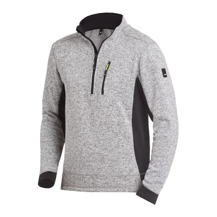 FHB Troyer PATRICK Polaire tricotée gris-noir XS