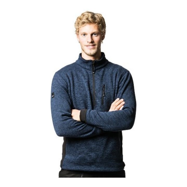 FHB Troyer PATRICK polaire tricotée marine-noir 3XL