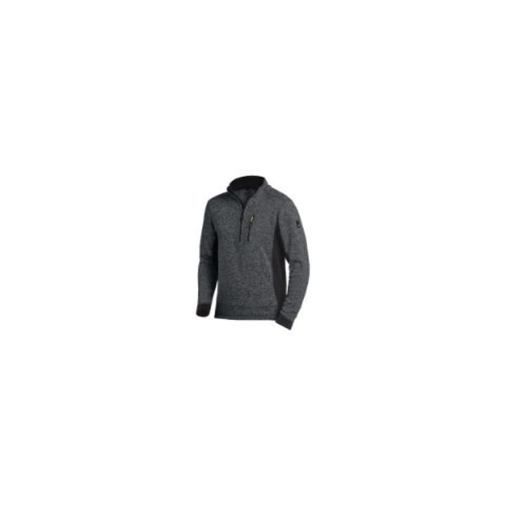 FHB Troyer PATRICK Strick-Fleece anthrazit-schwarz 4XL