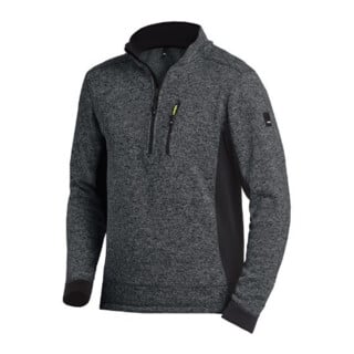 FHB Troyer PATRICK Strick-Fleece anthrazit-schwarz XS