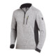 FHB Troyer PATRICK Strick-Fleece grau-schwarz 2XL