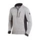 FHB Troyer PATRICK Strick-Fleece grau-schwarz XS
