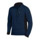 FHB Troyer PATRICK Strick-Fleece marine-schwarz 4XL