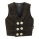 FHB Veste d'artisan enfant DAVID noire 152 velours fin en fil retors