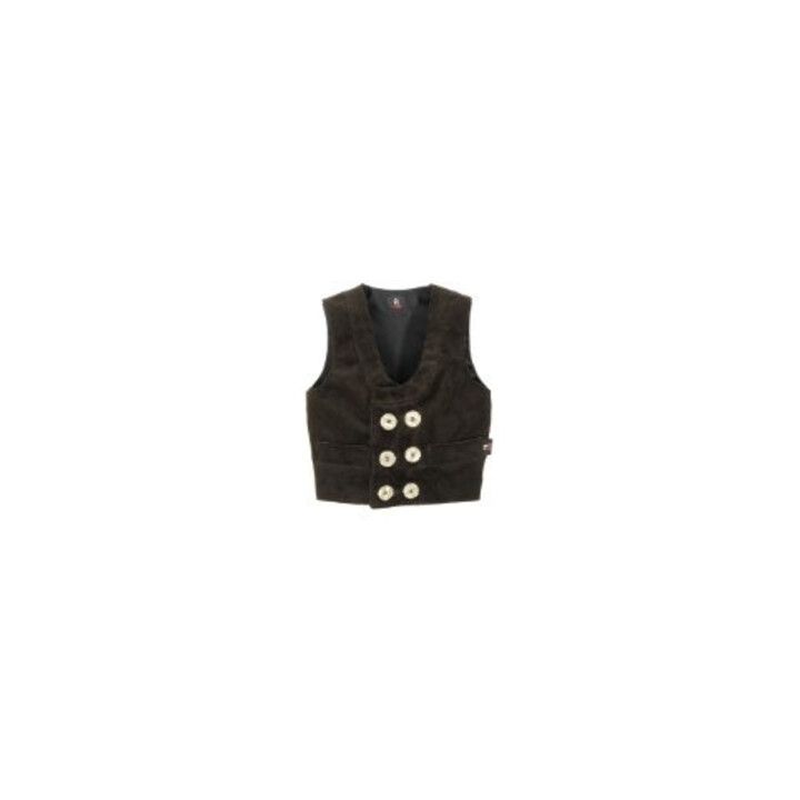 FHB Veste d'artisan enfant DAVID noire 164 velours fin en fil retors
