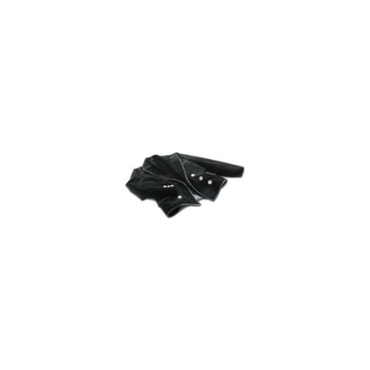 FHB Veste de corporation GERHARD noire 106 Trenkercord triple fil avec cuir véritable