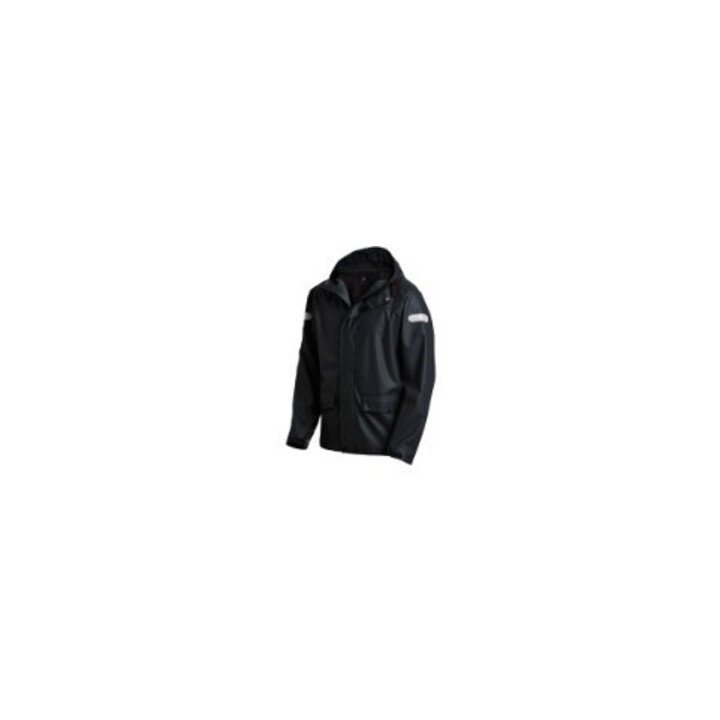 FHB Veste de pluie RAINER noire S PU-Strech EN 343