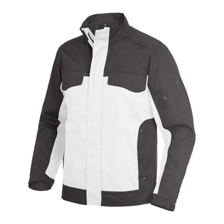 FHB Veste de travail ERNST blanc-anthracite XS