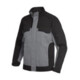 FHB Veste de travail ERNST gris-noir L coton-polyester 300 g/m²