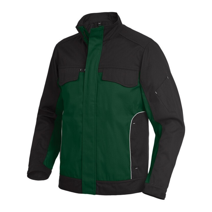 FHB Veste de travail ERNST vert-noir XL