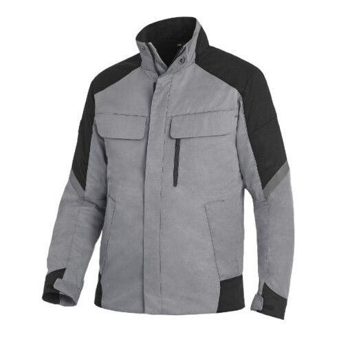 FHB Veste Frank, Softshell, T. M, gris/noir