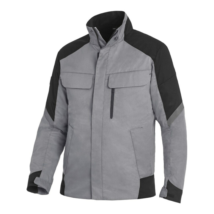 FHB Veste Frank, Softshell, T. M, gris/noir