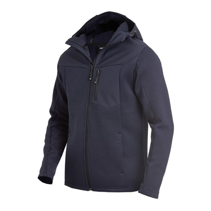 FHB Veste hybride MAXIMILIAN marine 5XL Softshell