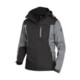 FHB Veste softshell JANNIK gris-noir 3XL