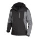 FHB Veste softshell JANNIK gris-noir 5XL