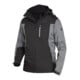 FHB Veste softshell JANNIK gris-noir S
