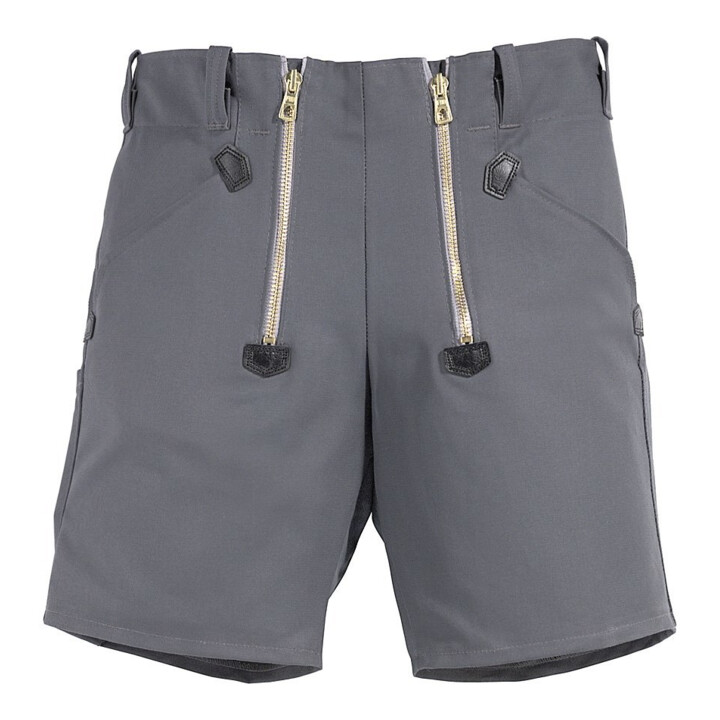 FHB Zunft-Shorts WIM 54 gris en moleskine sergé