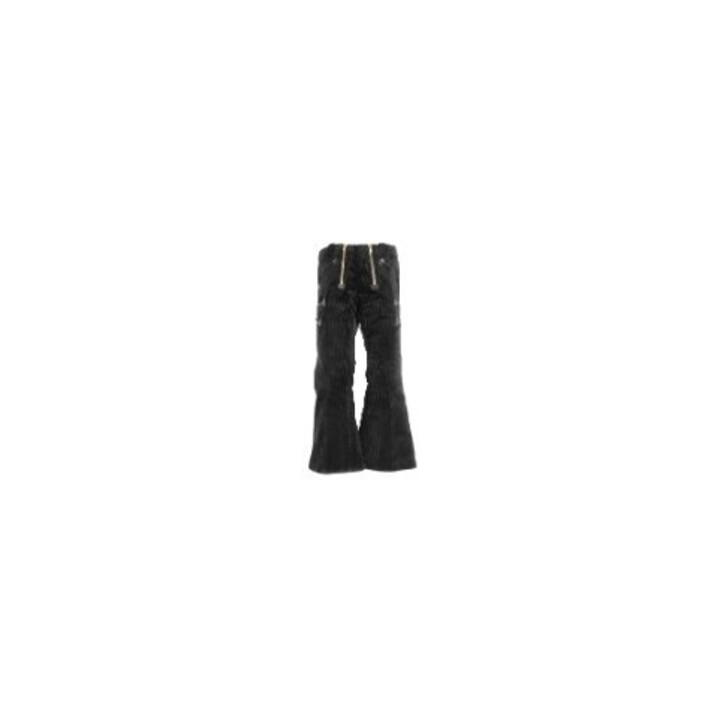 FHB Zunfthose GUSTAV schwarz 28 Trenkercord Dreidraht mit Echtleder
