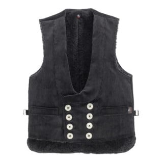 FHB Zunftweste THOMAS Trenkercord schwarz 56