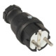 Schutzkontaktstecker 10-/16 A 250 V noir IP44 caoutchouc-1