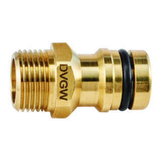 Fiche d'appareil GEKA plus-système d'enfichage KTW laiton filetage ext. G 3/4 po