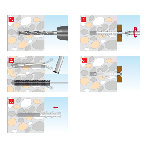 TOX Cheville à expansion Barracuda