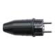 Fiche mâle de sécurité caoutchouc 230V/16A IP44-1