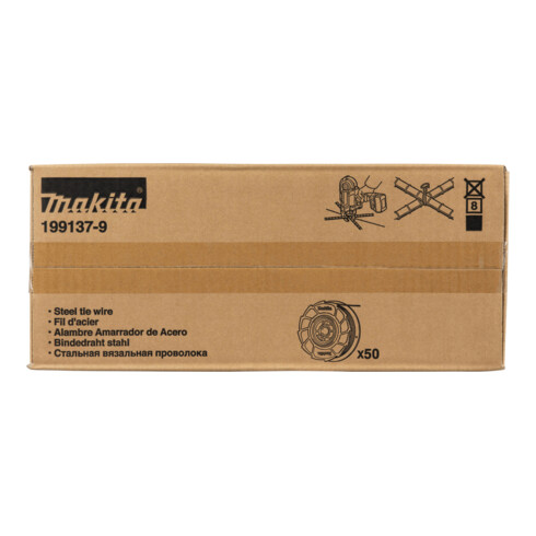 Fil d'attache Makita, nu, 0,8 mm x 100 m 199137-9