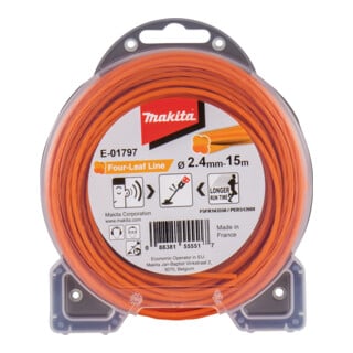 Makita Fil de coupe Four Leaf 2,4 mm