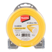 Fil de coupe rond Makita E-02836, 3,0mmx15m
