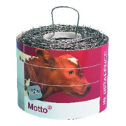 Fil de fer barbelé en acier Zincalu 100 m